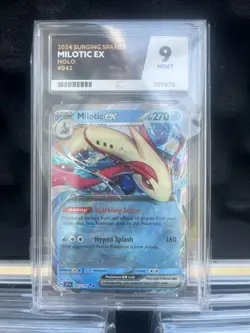 Pokemon TCG Milotic EX Holo Double Rare Card 042/191 Surging Sparks Ace 9 - Image 1