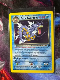 Dark Gyarados 8/82 Holo Team Rocket Unlimited Pokemon TCG NM+ - Image 1
