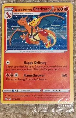 Special Delivery Charizard SWSH075 Pokemon Sword & Shield Promo - Sealed - Image 1