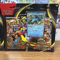 12x Pokemon Mega Evolution 3-Pack Blister |5x Psyduck, 7x Golduck NEW SEALED LOT - Image 1