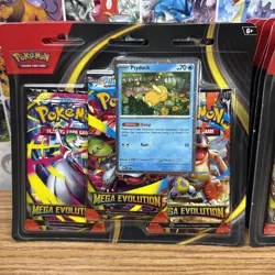 12x Pokemon Mega Evolution 3-Pack Blister |5x Psyduck, 7x Golduck NEW SEALED LOT - Image 2