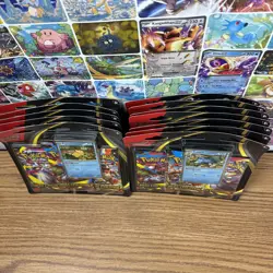 12x Pokemon Mega Evolution 3-Pack Blister |5x Psyduck, 7x Golduck NEW SEALED LOT - Image 4
