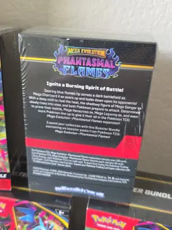 POKEMON BOOSTER BUNDLE PHANTASMAL FLAMES TCG GOLD CHARIZARD MEGA EVOLUTION NEW - Image 2
