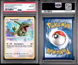 2020 POKEMON SWORD & SHIELD VIVID VOLTAGE #138 RAYQUAZA PSA 8 - Image 3