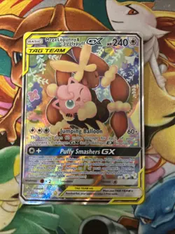 Pokemon TCG Mega Lopunny & Jigglypuff GX Tag Team 226/236 Cosmic Eclipse - Image 2