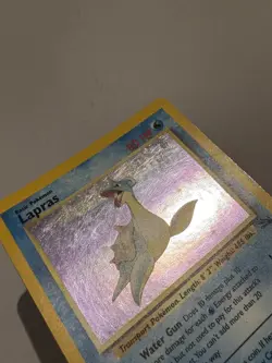 Pokemon TCG Lapras Fossil Holo Card 10/62 Rare Series - Image 4
