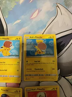 Pokemon Ash’s Pikachu “I Choose You” Promo Complete Set 7 of 7 near mint! - Image 5