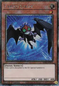Yugioh Fabled Lurrie RA03-EN003 - Platinum Secret Rare - Image 1