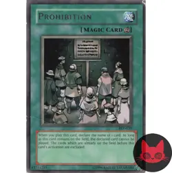 Yugioh Prohibition PSV-039 Rare MP - Image 1