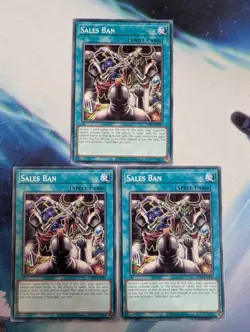 YuGiOh! Sales Ban OP29-EN025 x3 PLAYSET - Image 1
