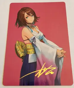 Yuna, Hope of Spira Art Card (Gold-Stamped Signature) Art Series: Final Fantasy - Image 1