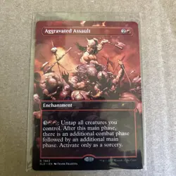 Aggravated Assault MTG Secret Lair - NM - - Image 1