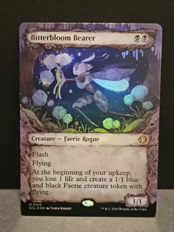 Bitterbloom Bearer (Showcase) Lorwyn Eclipsed Foil - Image 1