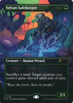 MTG Sylvan Safekeeper Normal NM Secret Lair Drop Series Magic 2109 - Image 1