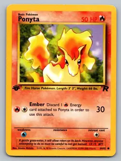 Pokemon TCG Team Rocket Ponyta 64/82 - Image 1