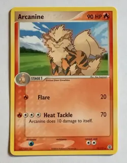 Pokemon - Arcanine - FireRed LeafGreen 18/112 - Rare - LP - Image 1