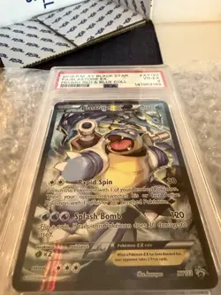 2016 POKEMON XY BLACK STAR PROMO RED & BLUE COLL FULL ART/BLASTOISE EX PSA 4 - Image 5