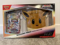 Pokemon Prismatic Evolutions Accessory Pouch Special Collection Sealed - Image 1