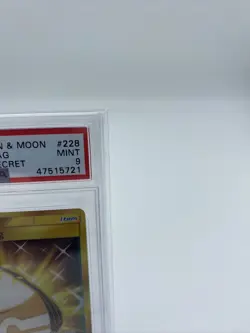 Pokemon Adventure Bag Sun & Moon - Lost Thunder 228/214 Holo Secret Ultra PSA 9 - Image 3