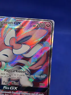 Pokemon Sun & Moon Guardians Rising Sylveon GX 140/145 Full Art Ultra Rare LP - Image 4