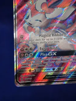 Pokemon Sun & Moon Guardians Rising Sylveon GX 140/145 Full Art Ultra Rare LP - Image 5