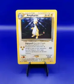 Ampharos 1/111 Neo Genesis Holo Rare Pokemon Card TCG WOTC Pokemon Card 2000 LP - Image 1