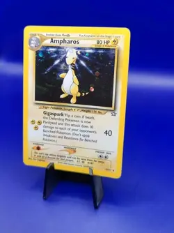 Ampharos 1/111 Neo Genesis Holo Rare Pokemon Card TCG WOTC Pokemon Card 2000 LP - Image 3