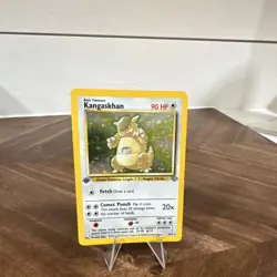 Pokemon Kangaskhan Jungle 5/64 Holo Rare 90 HP 1st Edition Card Holo first - Image 1