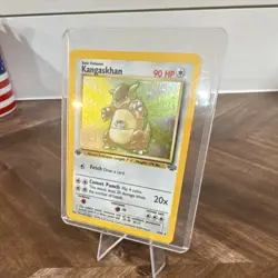 Pokemon Kangaskhan Jungle 5/64 Holo Rare 90 HP 1st Edition Card Holo first - Image 3