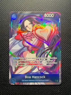 Boa Hancock OP07-051 (Alternate Art) One Piece Card Game ENGLISH FOIL LP - Image 1