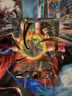 Dragon Ball Super SS4 Son Goku Cross-Dimensional Fighting Spirit SR Foil Card - Image 1
