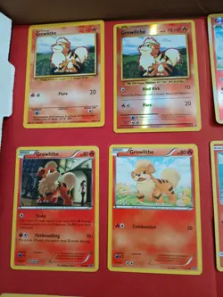 Growlithe & Arcanine 15 Pokemon Card Lot 2 Topps 4 Holo - Image 3