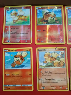 Growlithe & Arcanine 15 Pokemon Card Lot 2 Topps 4 Holo - Image 5