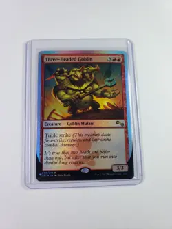 Magic The Gathering Three-Headed Goblin The List Reprints Foil 099/216 - Image 1