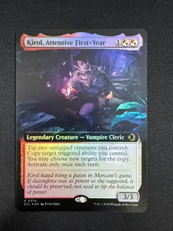 Kirol, Attentive First-Year (EXTENDED FOIL) - Lorwyn Eclipsed (MTG) NM - Image 1