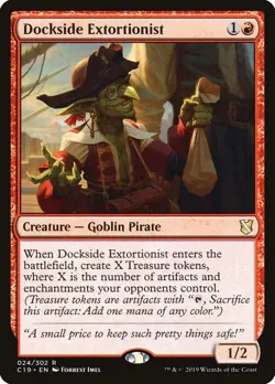 MTG Dockside Extortionist - Commander 2019 #024 - Image 1