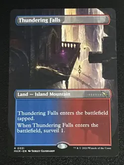 MTG Murders at Karlov Manor Thundering Falls Borderless 0331 NM Rare - Image 1