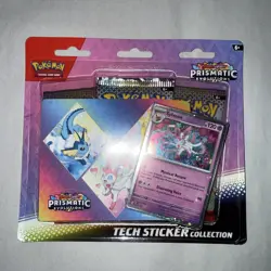 Pokemon TCG Scarlet Violet Prismatic Evolutions Tech Sticker Collection Sylveon - Image 1