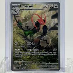 Pokemon TCG Black Bolt Unfezant #150/086 Illustration Rare NM - Image 1