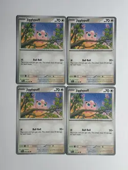 x4 Jigglypuff 076/094 - ME02 Phantasmal Flames PFL - Pokemon - NM/M English - Image 1