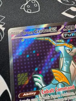 Iron Crown EX 191/162 Pokemon S&V Temporal Forces Ultra Rare English - Image 3