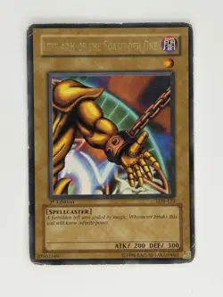 Left Arm of the Forbidden One LOB-123 The Legend of Blue Eyes White Dragon 1stED - Image 1