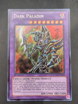 YUGIOH DARK PALADIN SECRET RARE 1ST EDITION NEAR MINT LCYW-EN048 NA PRINT - Image 1