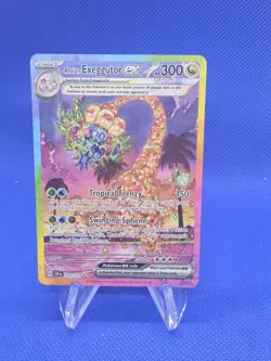 Pokemon Surging Sparks Alolan Exeggutor ex 242/191 Special Illustration Rare NM - Image 1