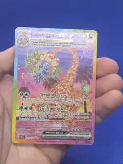 Pokemon Surging Sparks Alolan Exeggutor ex 242/191 Special Illustration Rare NM - Image 2