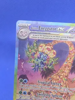 Pokemon Surging Sparks Alolan Exeggutor ex 242/191 Special Illustration Rare NM - Image 3
