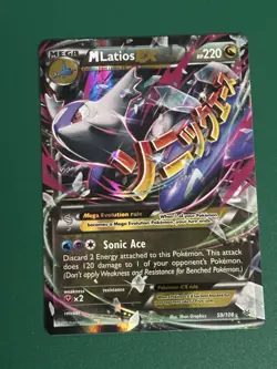 Pokemon TCG M Latios EX XY Roaring Skies Full Art Ultra Rare - Image 1
