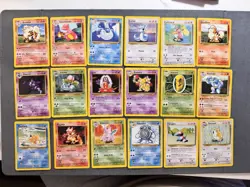 1999 Pokemon Base Set Unlimited 60 Card Lot - Image 1