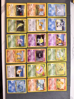 1999 Pokemon Base Set Unlimited 60 Card Lot - Image 3