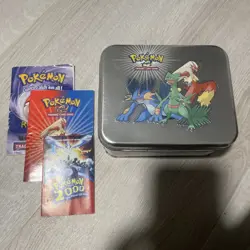Pokemon TCG EX Ruby & Sapphire Collector's Tin 2003 Nintendo over 200 cards - Image 1